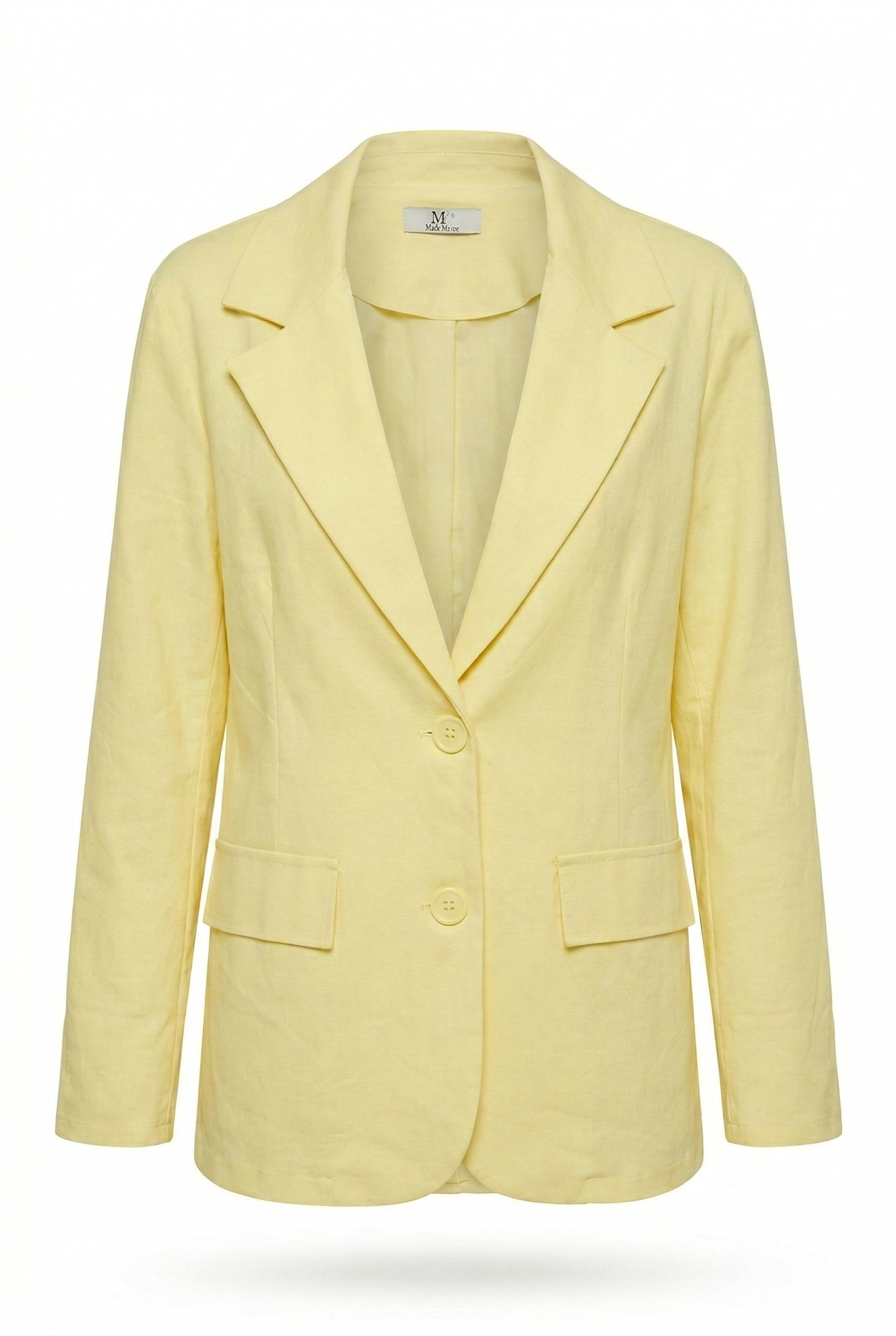 Blazer Soft Elegance Amarelo Pastel