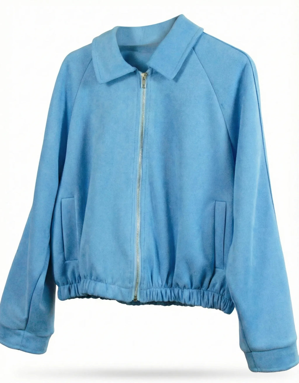 Casaco Bomber Minimalista com Gola – Edição Soft