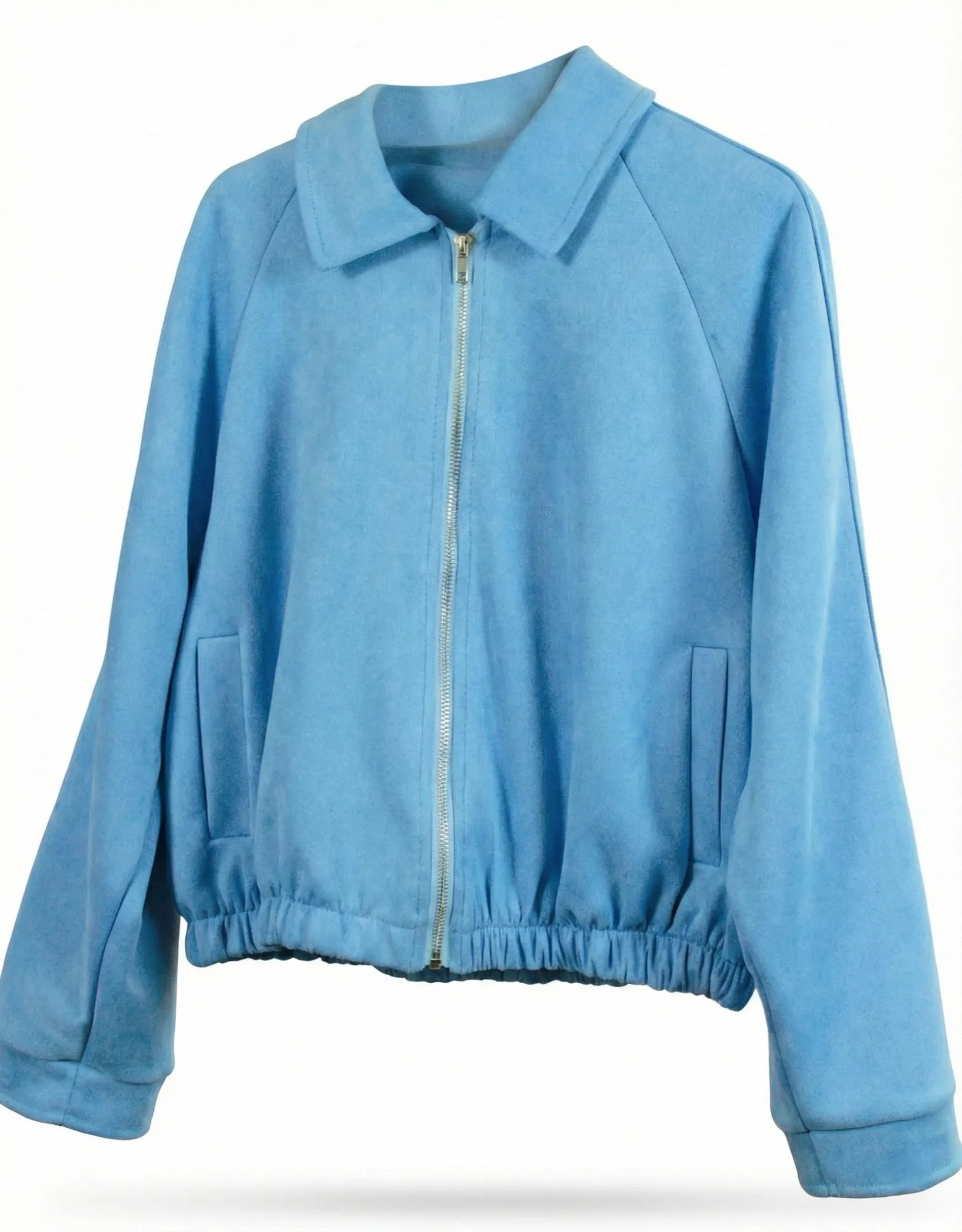 Casaco Bomber Minimalista com Gola – Edição Soft