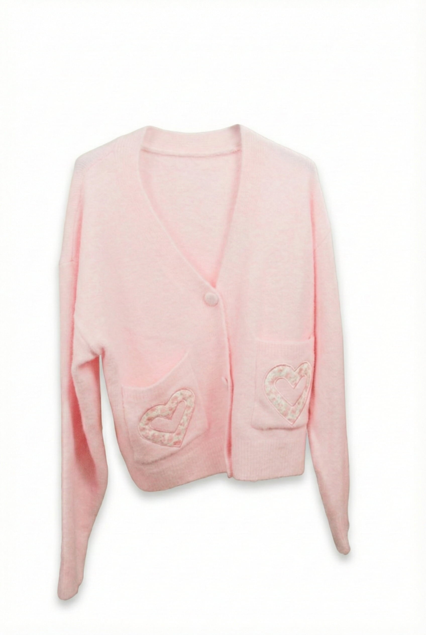 Cardigan Soft Heart Pink