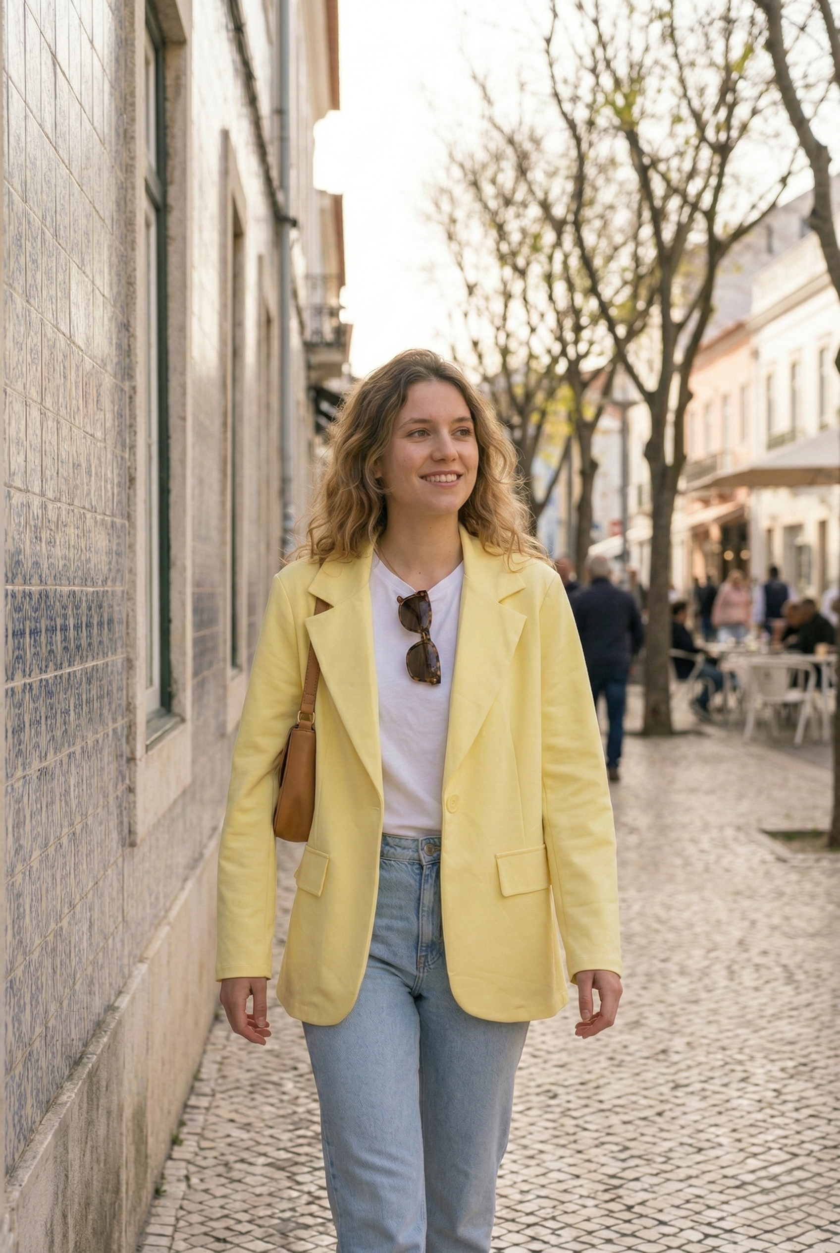Blazer Soft Elegance Amarelo Pastel