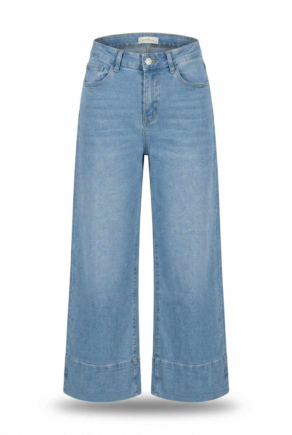 Jeans Wide Leg Blue Denim Soft