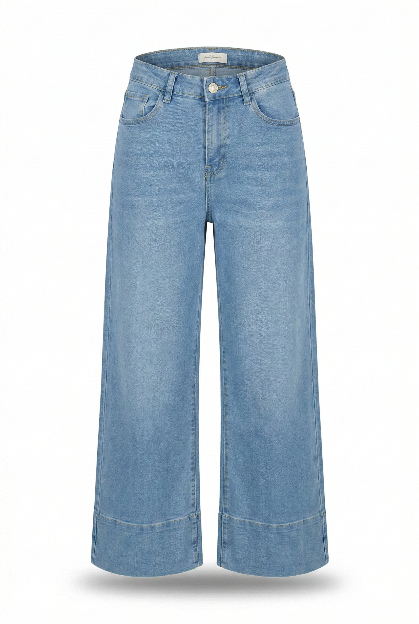 Jeans Wide Leg Blue Denim Soft