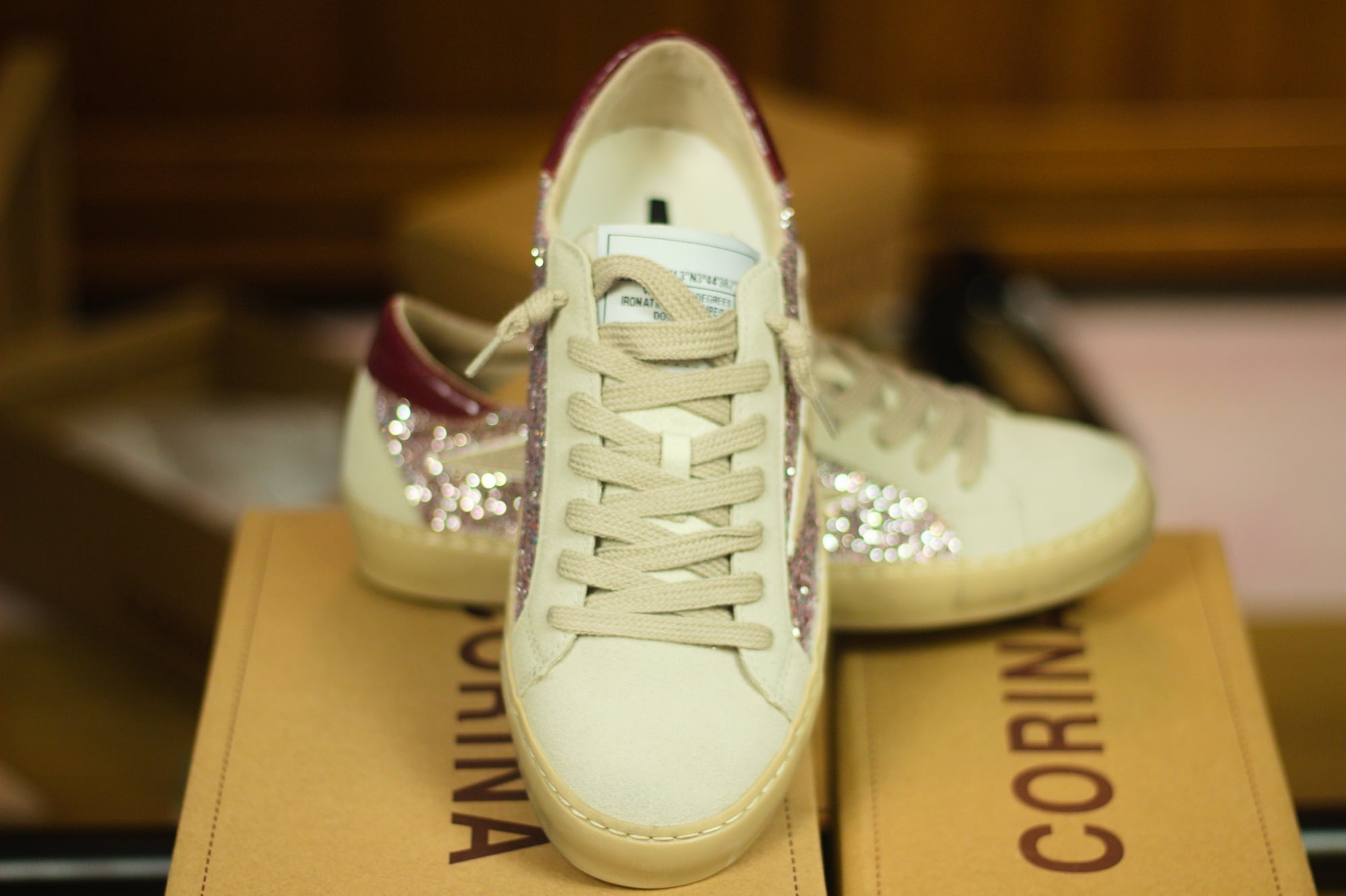 Ténis Glitter Star Pink – Corina