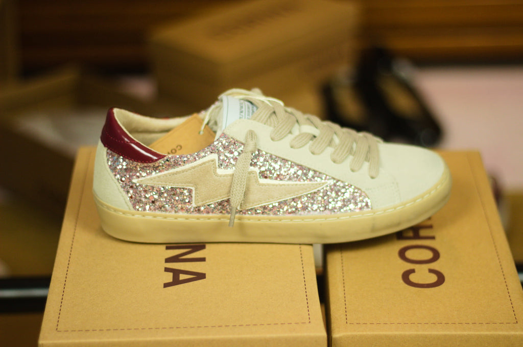 Ténis Glitter Star Pink – Corina