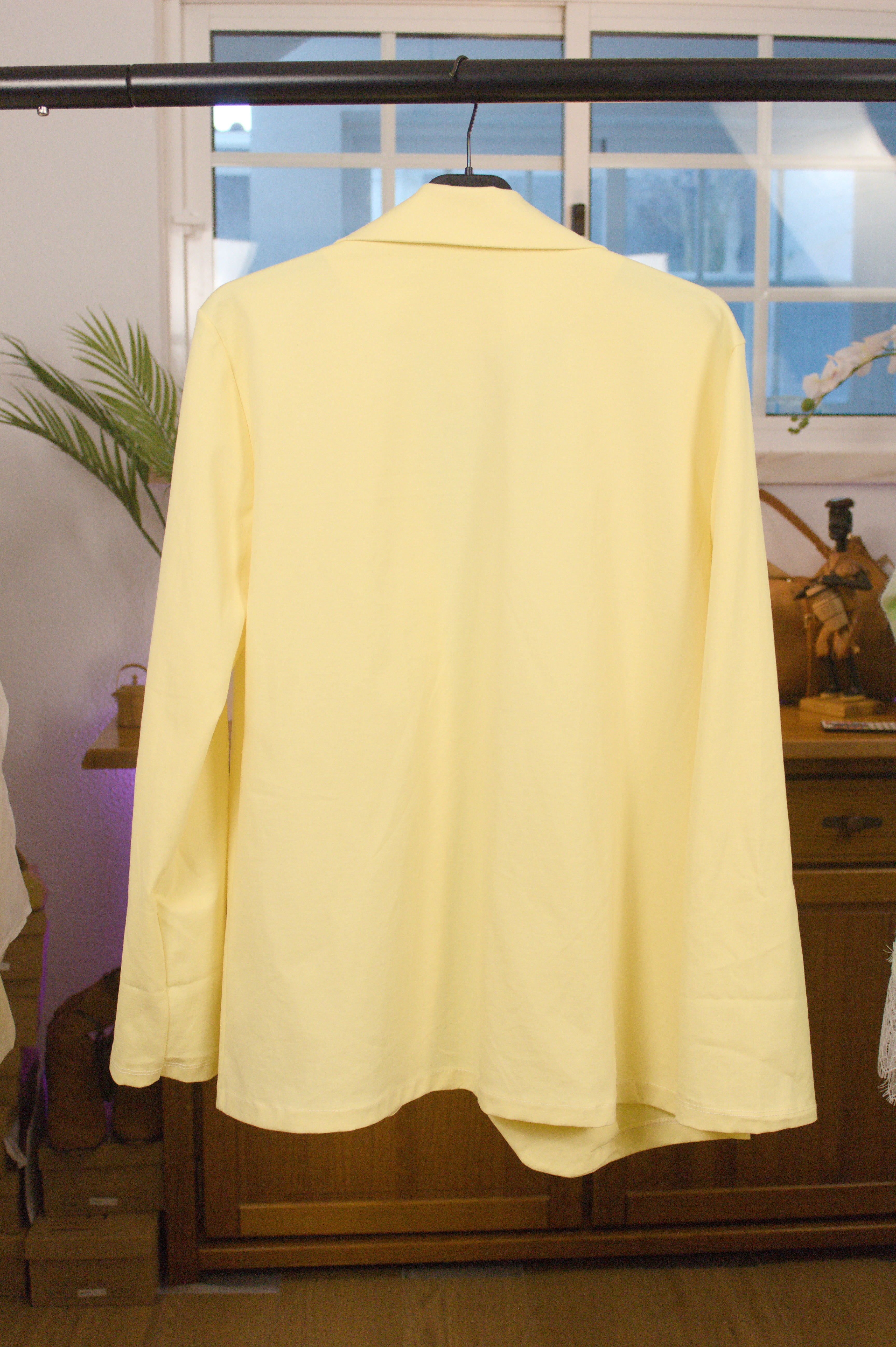 Blazer Soft Elegance Amarelo Pastel