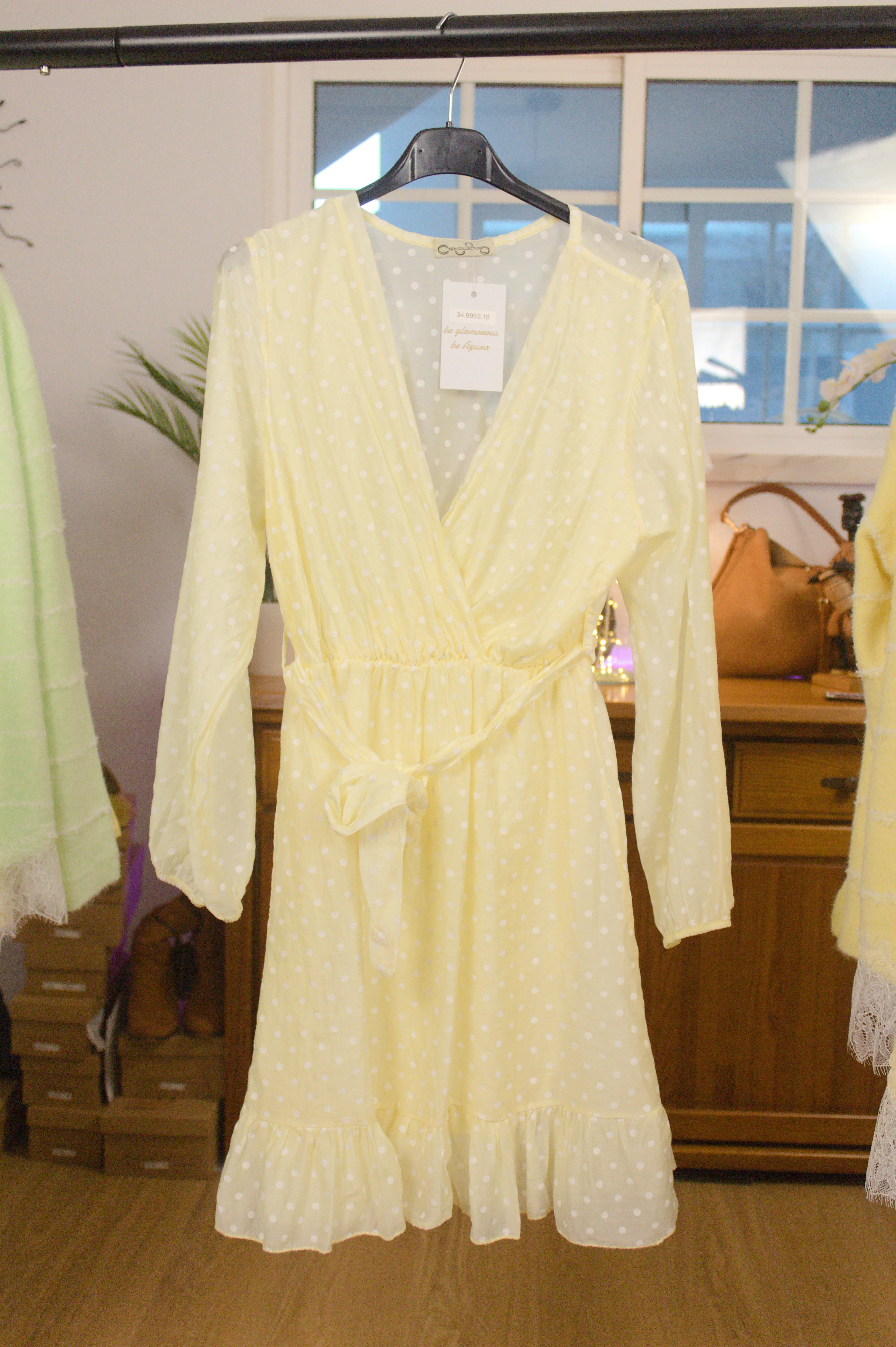 Vestido Curto Sweet Dots - Edição Pastel