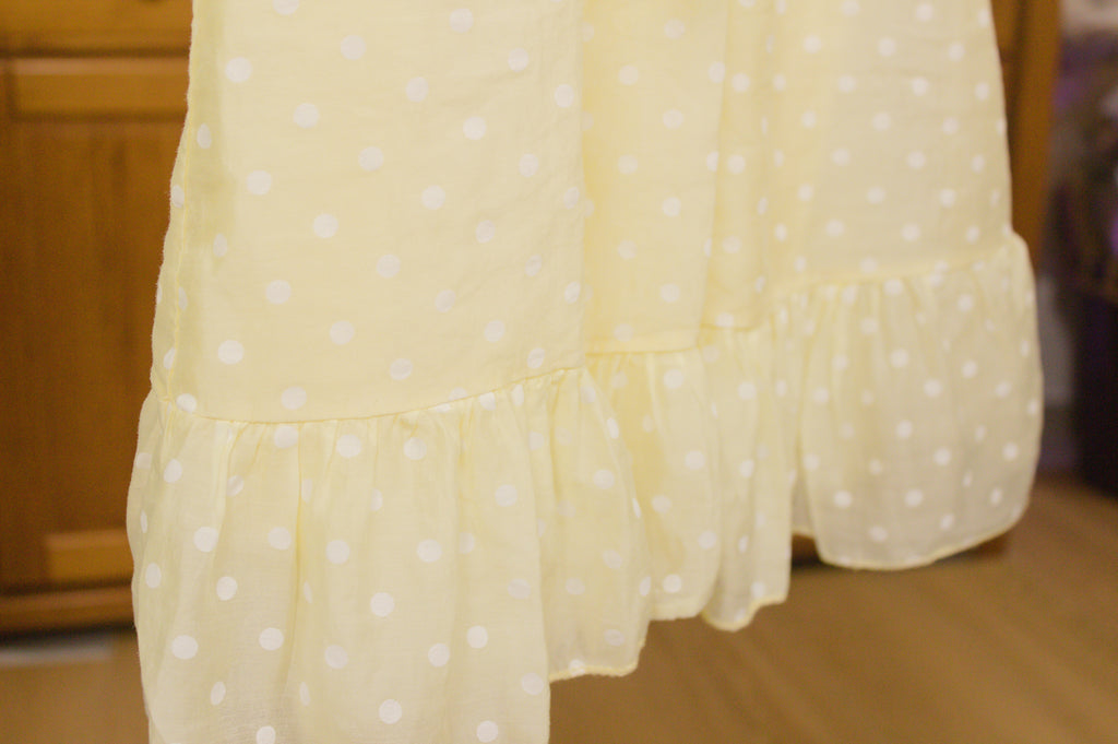 Vestido Curto Sweet Dots - Edição Pastel